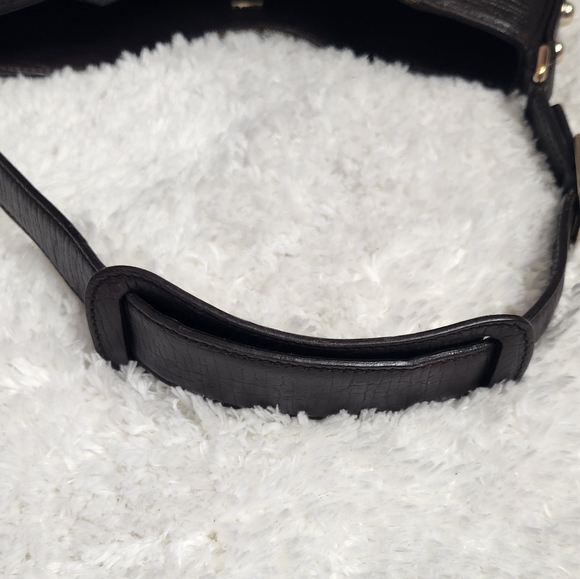 Gucci Monogram Canvas Web Horsebit Hasler Hobo Bag - Picture 7 of 14